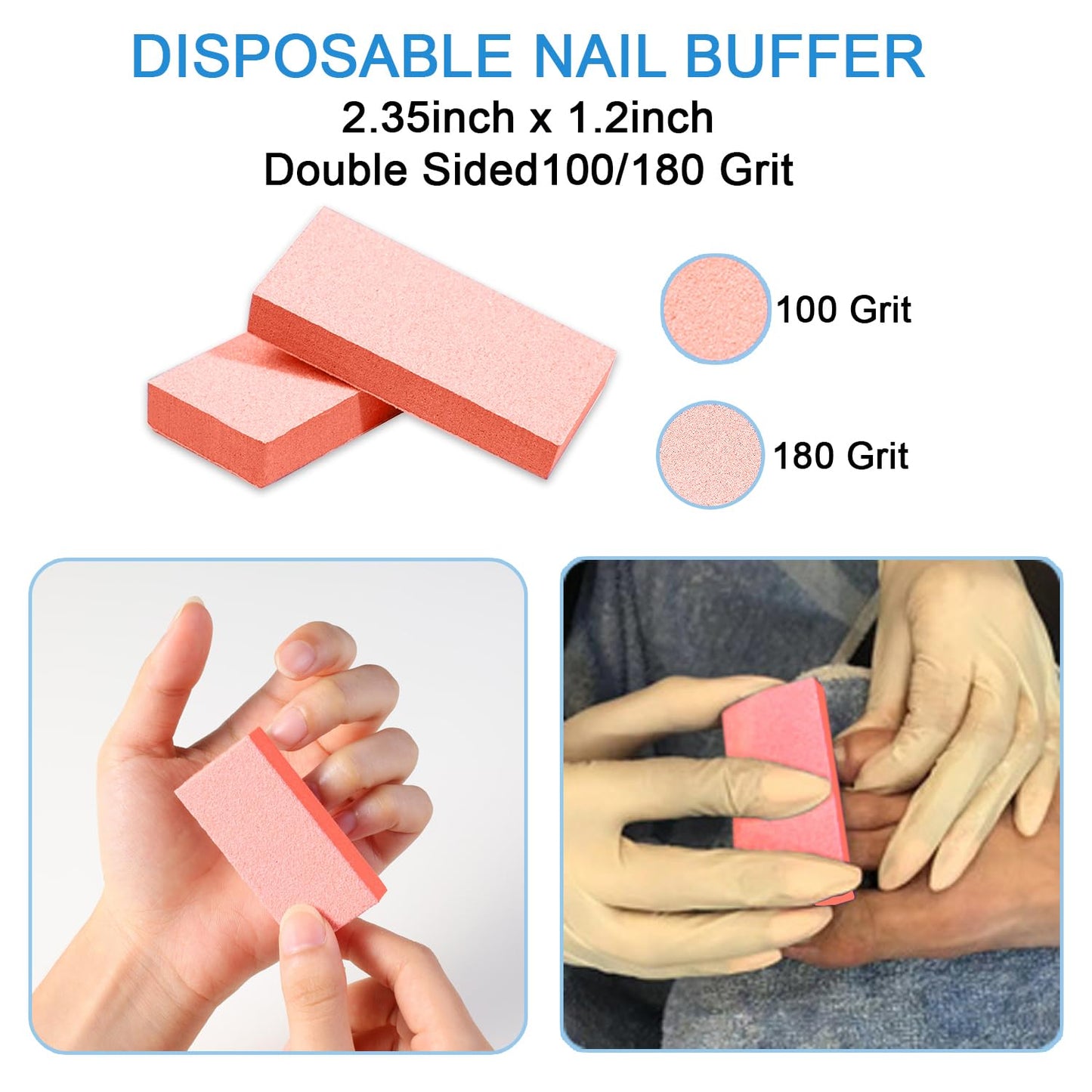 Premium Disposable Pedicure Set – Complete 5-in-1 Kit with Nail Buffer, Nail File, Pumice Pad, Wood Stick, Toe Separators, Liners & Anti-Slip Slippers for Hygienic at Home or Salon