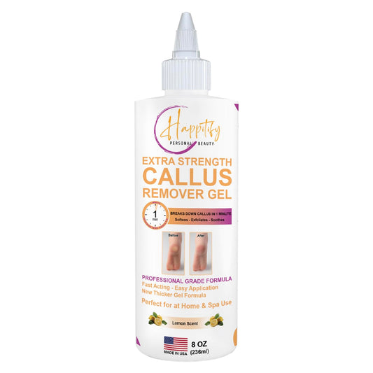 Extra Strength Callus Remover Gel: Professional-Grade, Fast-Acting Formula for Effortless, Smooth Feet 8oz Made in USA
