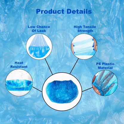 LVKN Disposable Pedicure Liners for Nails Spa, Blue 120cm / 47.25in, One Size Fits Most Spa Chair 50pcs